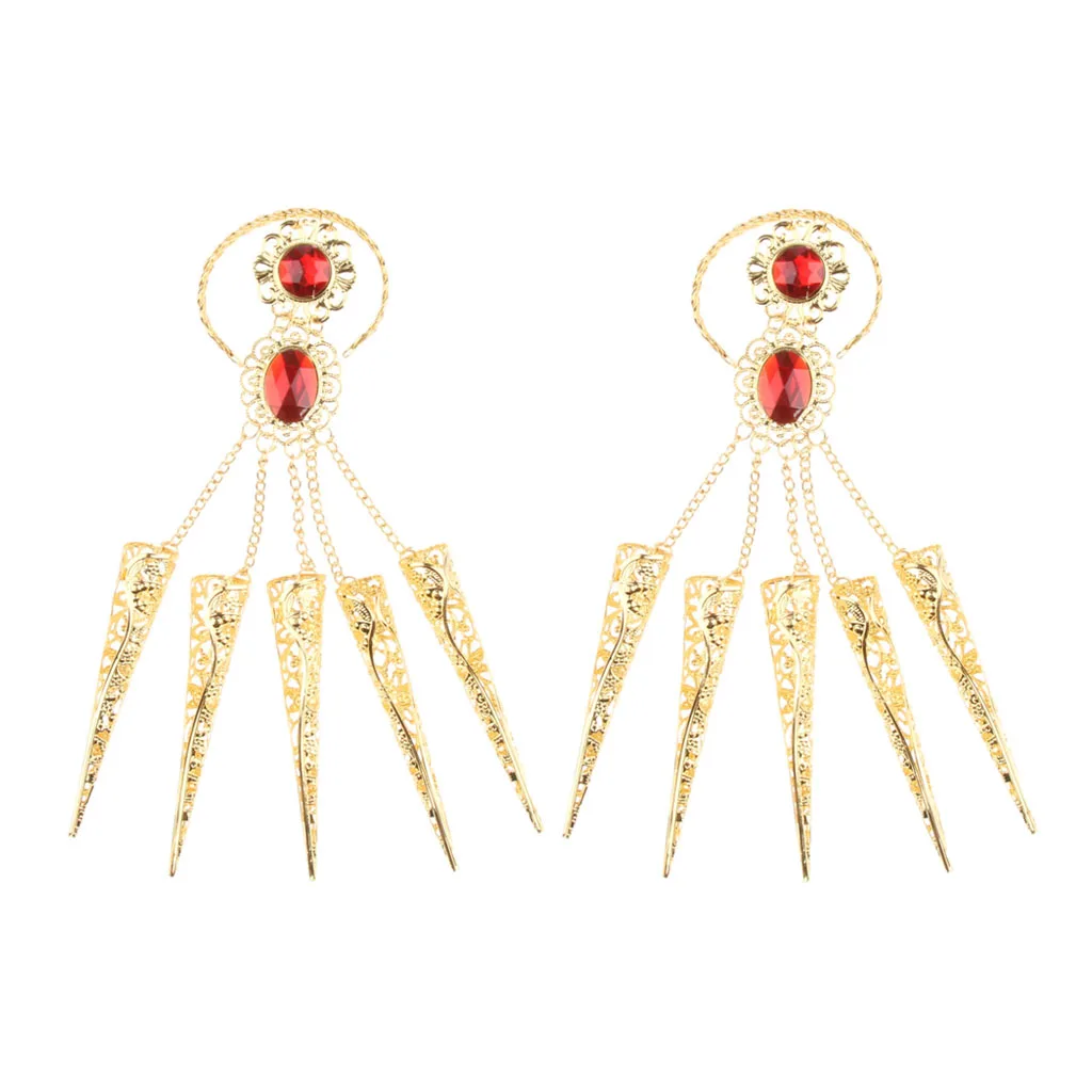 Женский танцевальный браслет с длинными ногтями костюм Болливуда для