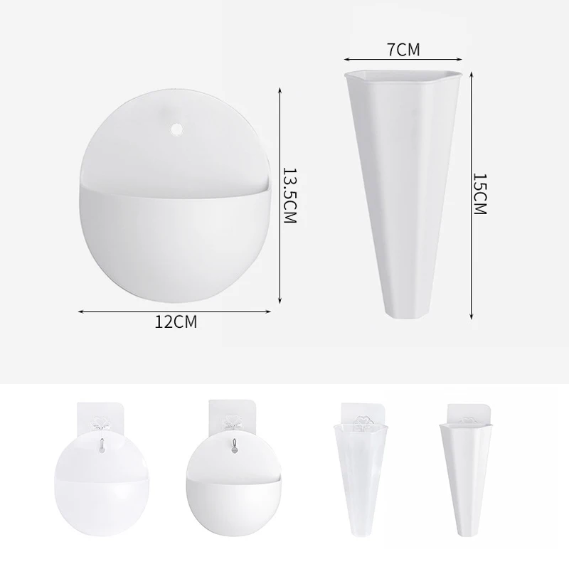 

Simple American Nordic Style Pastoral Wall Flower Plastic Wall Hanging Plant Pot Dried Flower/Vase Home Furnishing Decoration