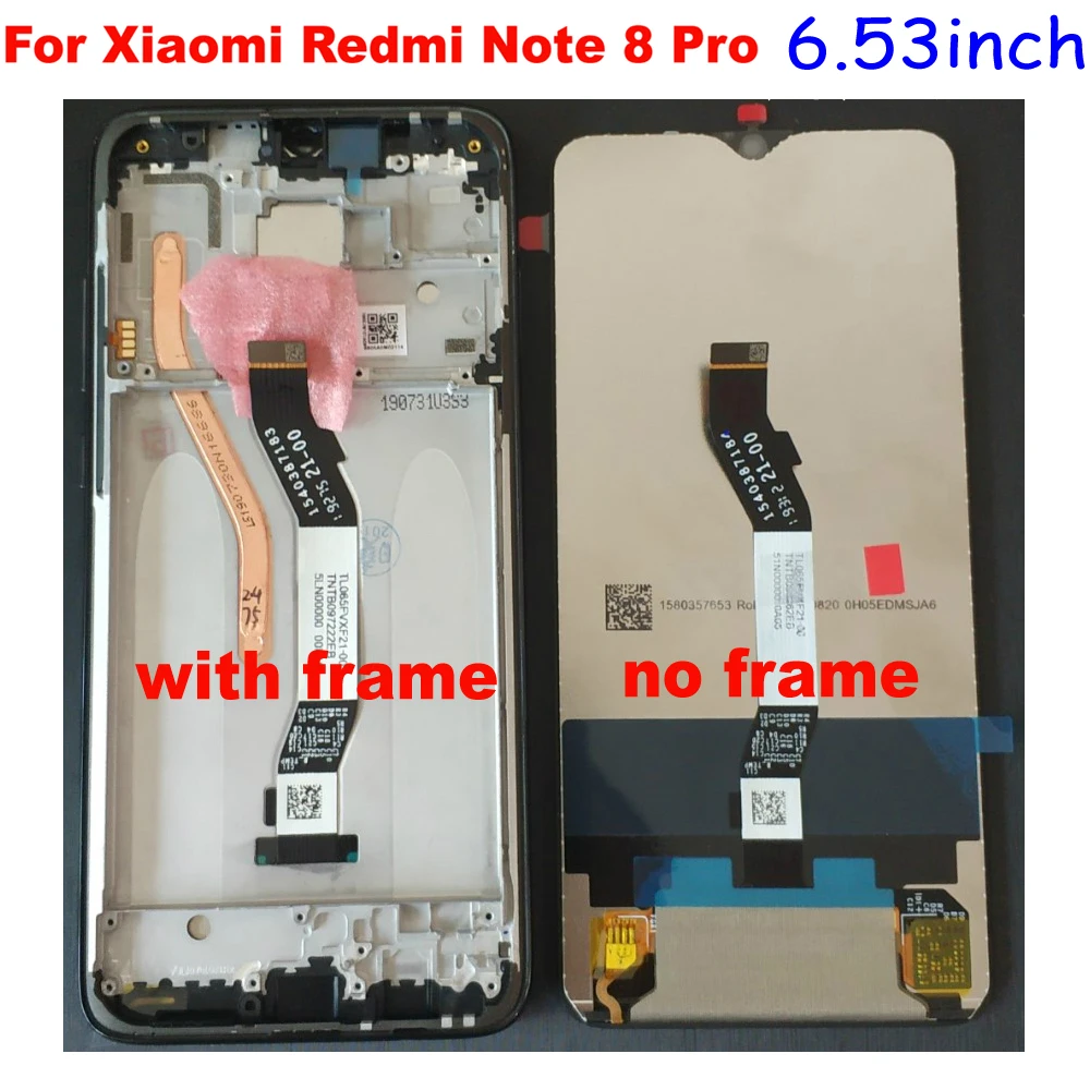 ЖК-дисплей с сенсорной панелью и дигитайзером в сборе для Xiaomi Redmi note 8 Pro |