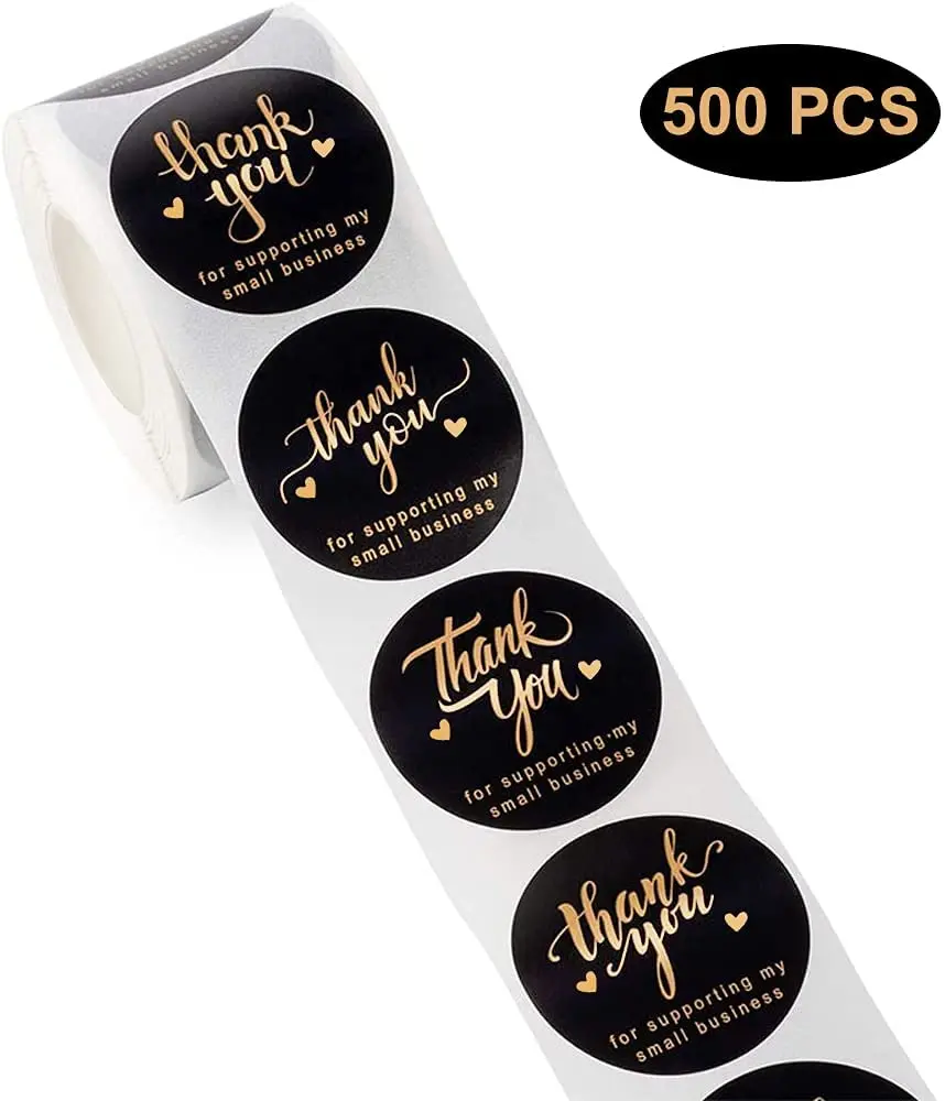 

Thank You Stickers, Thank You for Supporting My Small Business Stickers Small Business Supplies Labels Round Rolls