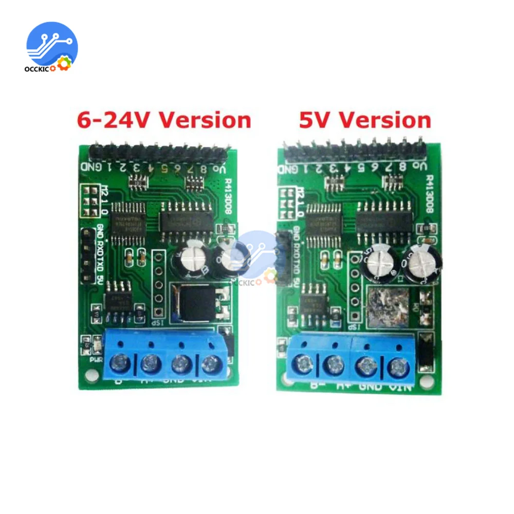 Модуль управления Modbus RTU 8-канальный модуль контроля RS485 RS232 (TTL) 5 в постоянного