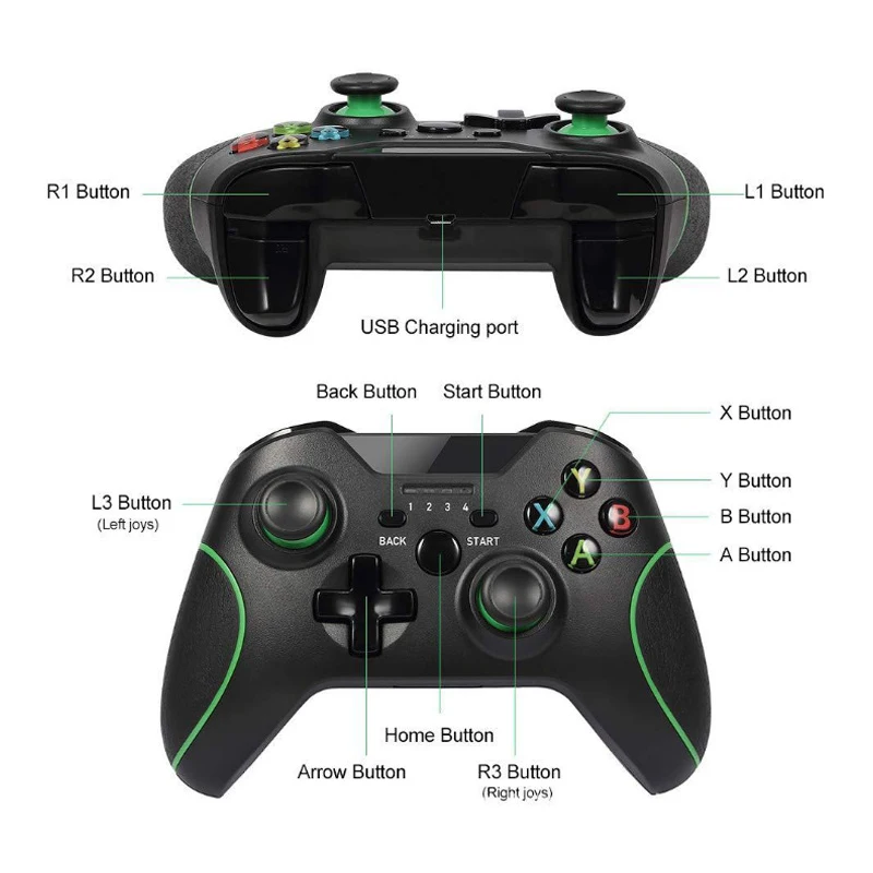 2.4G Wireless Gamepad For Xbox One Controller Joystick Joypad one PC PS3 Android Smart Phone | Электроника
