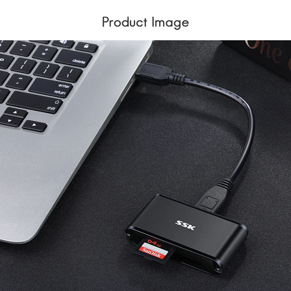 USB 3 0 кардридер для CF/SD/TF карт из алюминиевого сплава|Картридеры| |