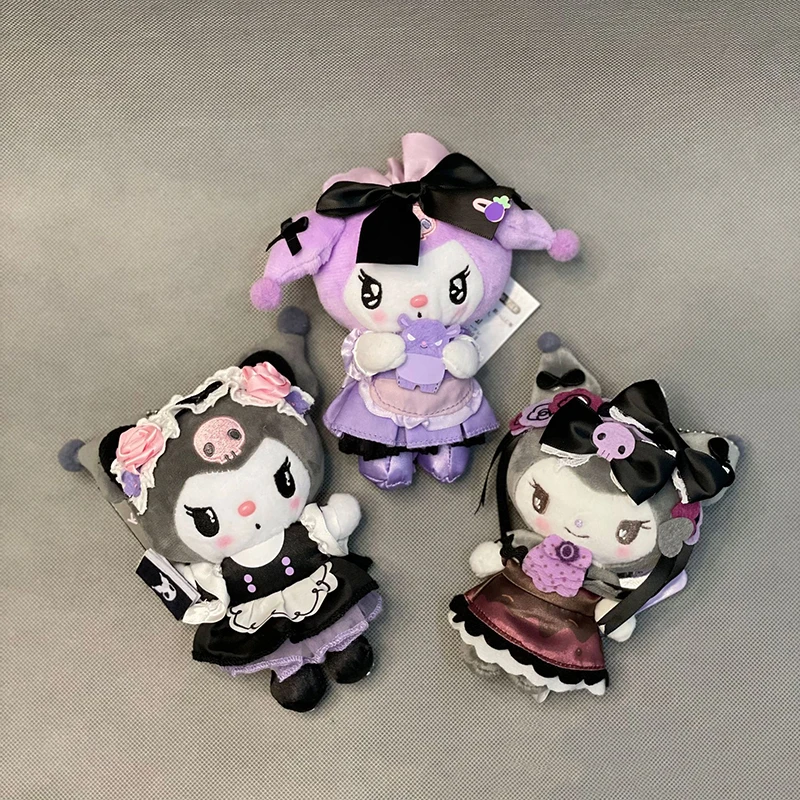 

12Cm New Kawaii Anime Sanrioed Creative Kuromi Princess Costume Cartoon Soft Doll Cute Stuffed Plush Kids Toys for Girls Gift