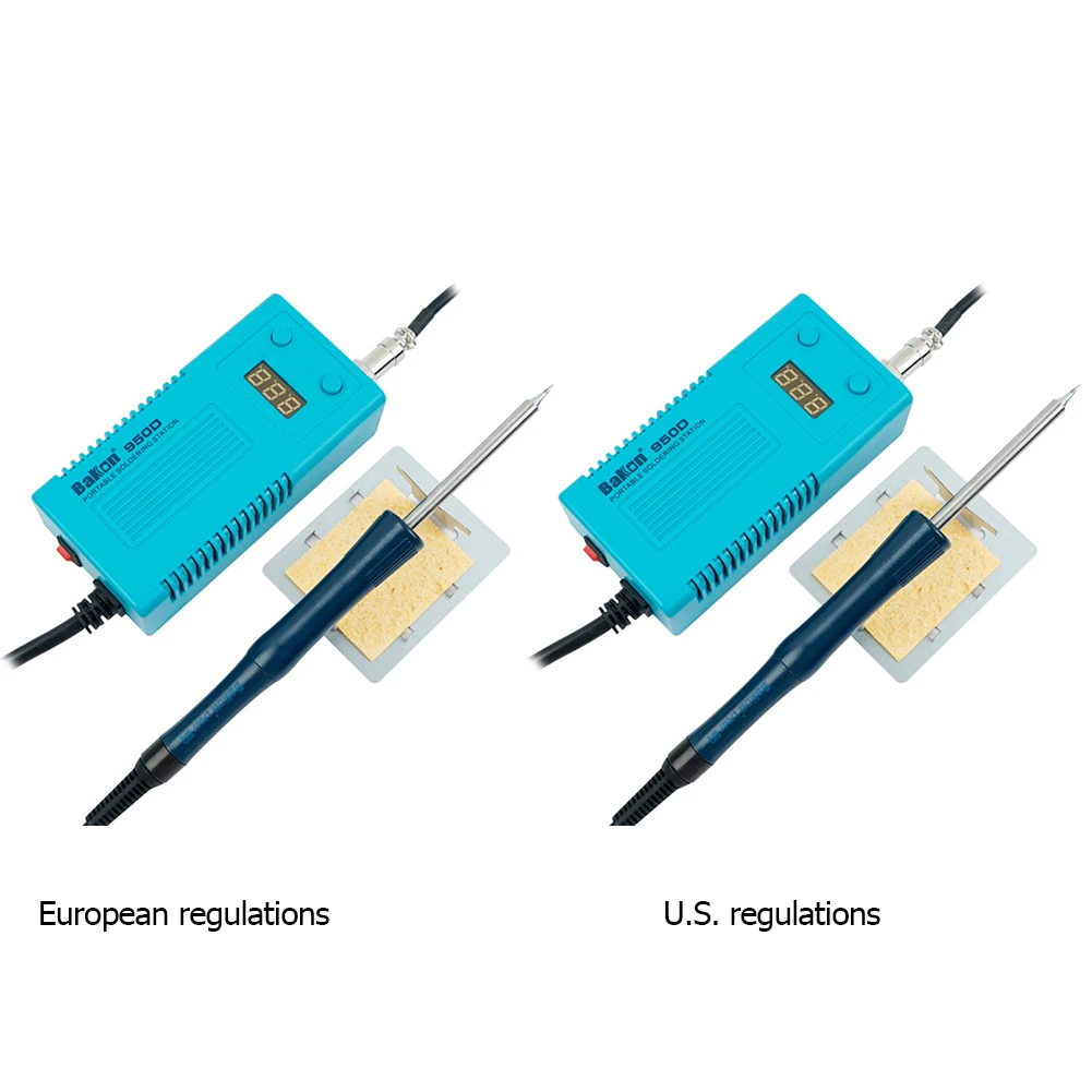 

BK950D T13 Solder Tips Portable Mini 50W Electric Welding Soldering Iron Portable Soldering Iron Digital Soldering Station