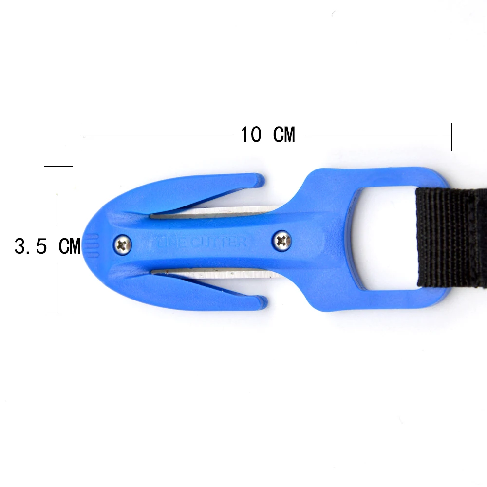 Специальный нож для подводной охоты резак лески разные цвета удобно носить с