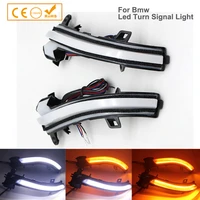 2x multifunction sequential led rearview mirror marker turn signal light puddle lamp drl for bmw i3 x1 e90 f20 f21 f30 f33