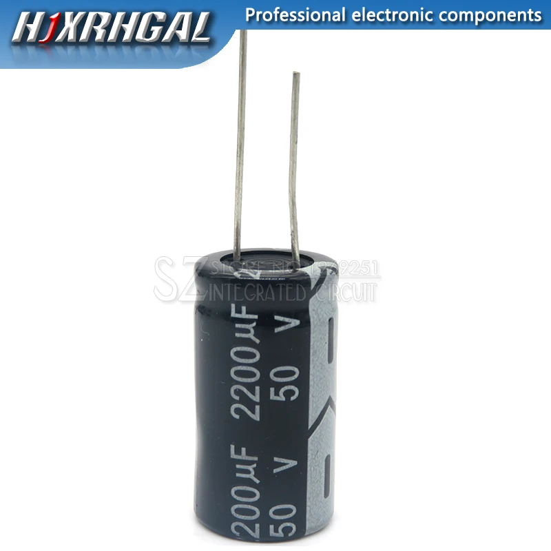 Электролитический конденсатор 1 шт. 50v2200uf 2200uf50v 16х31 50 в 2200 мкФ | Электронные
