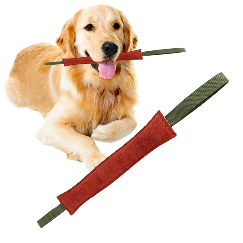 

Dog Training Bite Stick Cowhide Bite Stick Dog Interactive Molar Stick German Shepherd Dog Chew Stick Dog Training Supplies