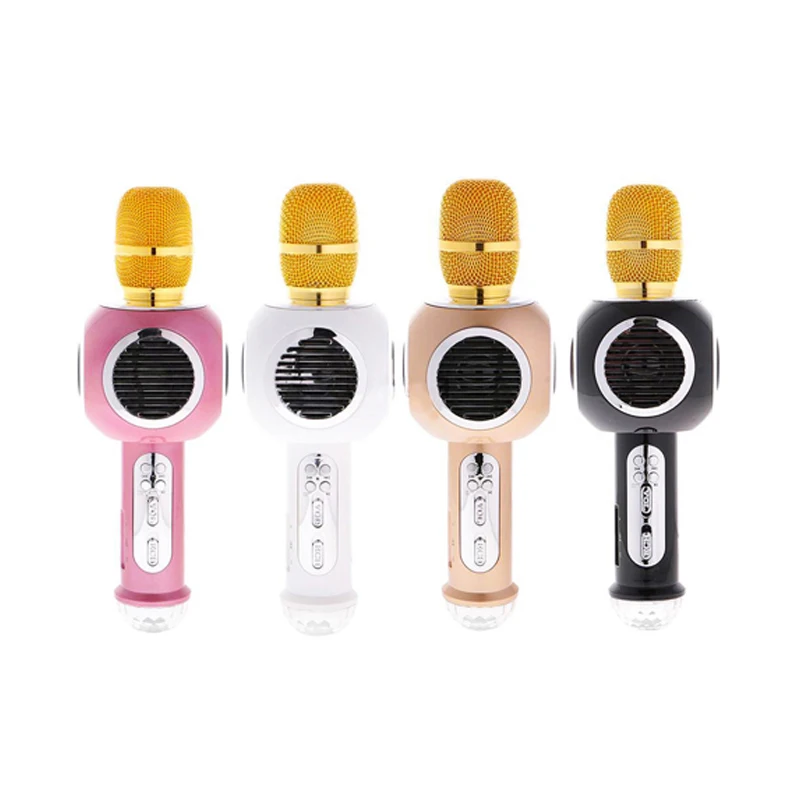 M8 Neon беспроводной Bluetooth микрофон мобильный телефон караоке прямая трансляция