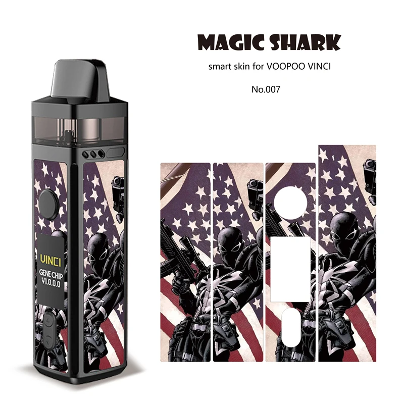 Волшебная Акула Человек-паук Джокер Дэдпул Марвел Harley Quinn Мстители наклейка в