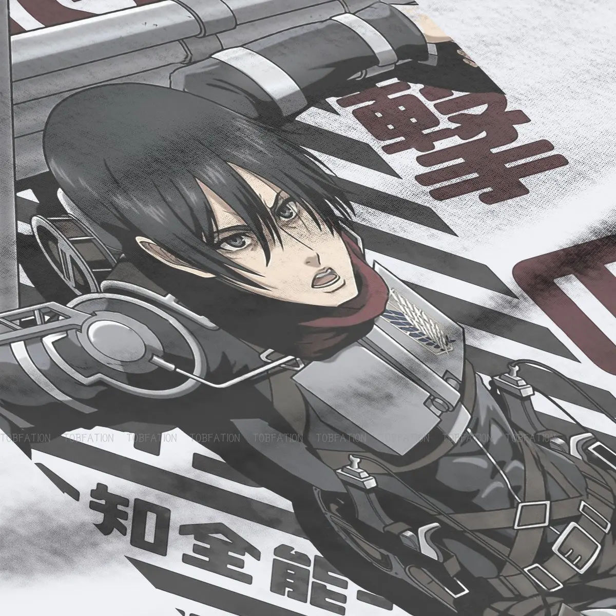 Милая женская футболка Mikasa Ackerman для девочек блузы атаки на Титанов в стиле