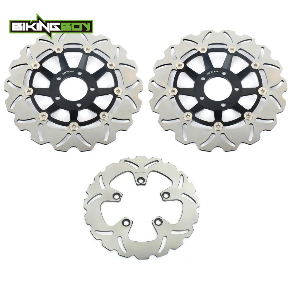 Передние и задние тормозные диски BIKINGBOY для SUZUKI GSXR 750 F 89 91 88 95 1100 00 W