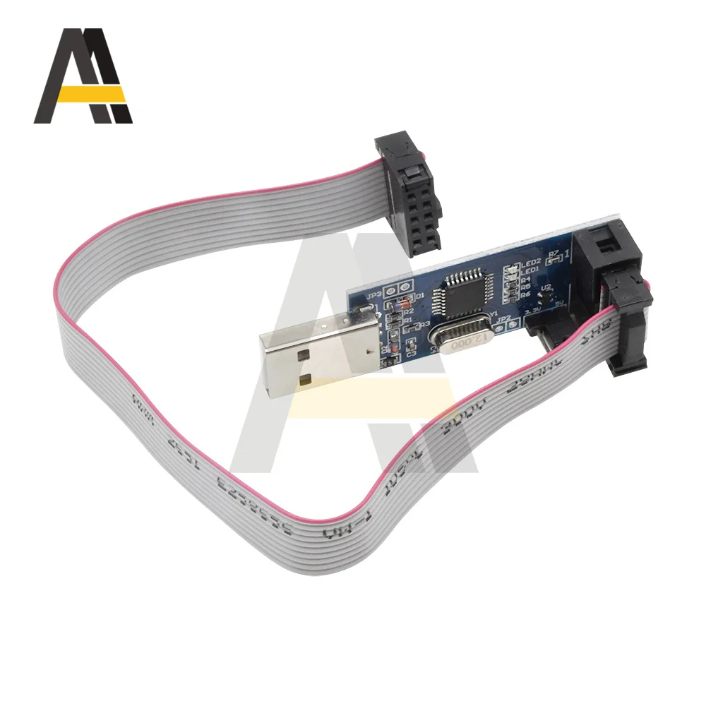 Программатор USBASP USBISP AVR модуль загрузки 3 В 5 в ATMEGA8 ATMEGA128 поддержка Win7 64 бит 10
