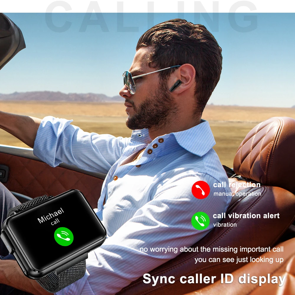 Smart Bracelet with BT Earbud Wireless Headphone Watch 2 in 1 TWS Headset IP67 Waterproof Wristband Handsfree Earphone | Электроника
