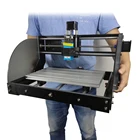 Лазерный гравировальный станок 15 Вт, деревообрабатывающий фрезерный станок, Гравировальный и режущий станок с автономным контроллером, фрезерный станок Home Diyi