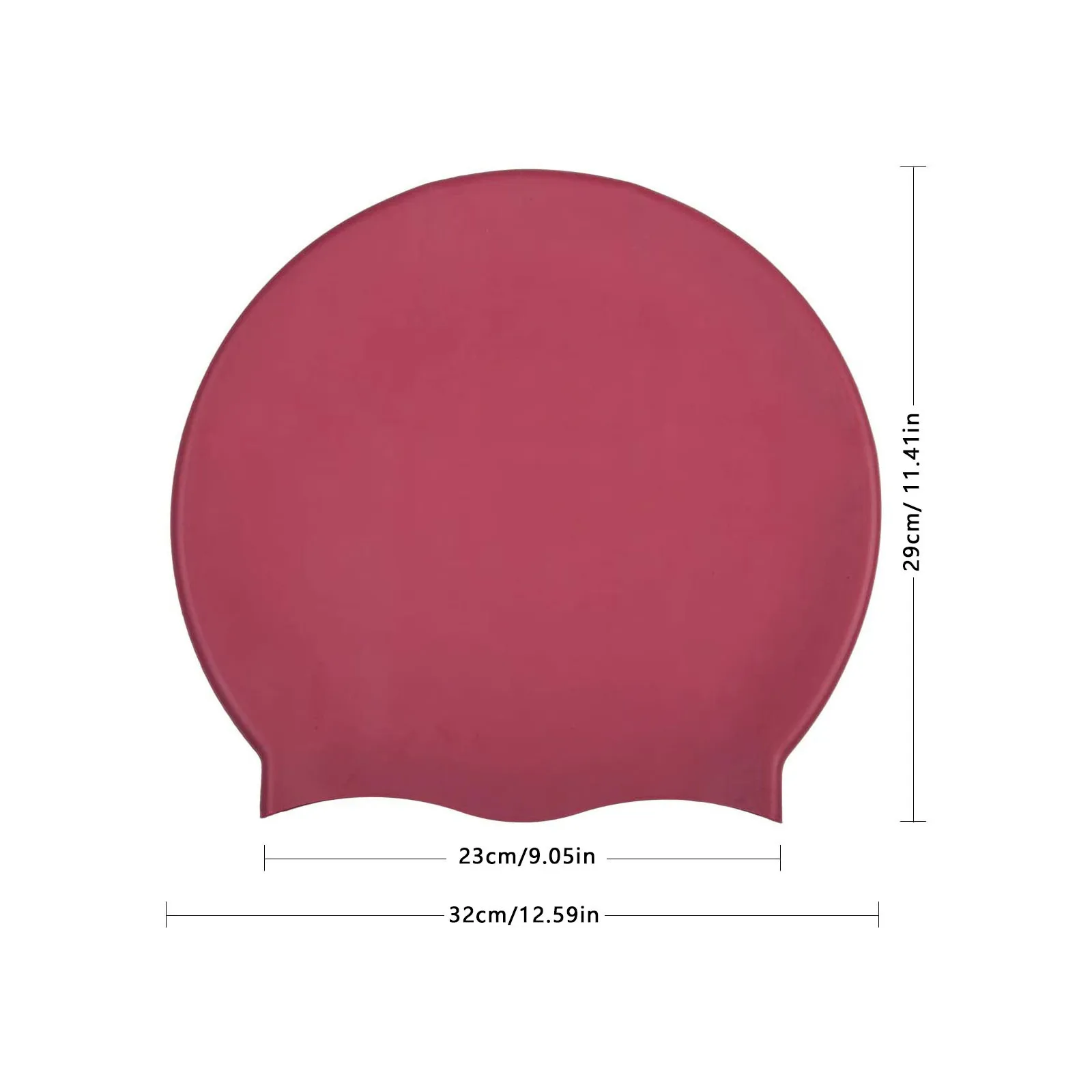 

Swim Cap Silicone Waterproof 3D elastic Swimming Caps for Men Women Long Hair Swimming Hat Cover Ear Bone Pool adult swim cap