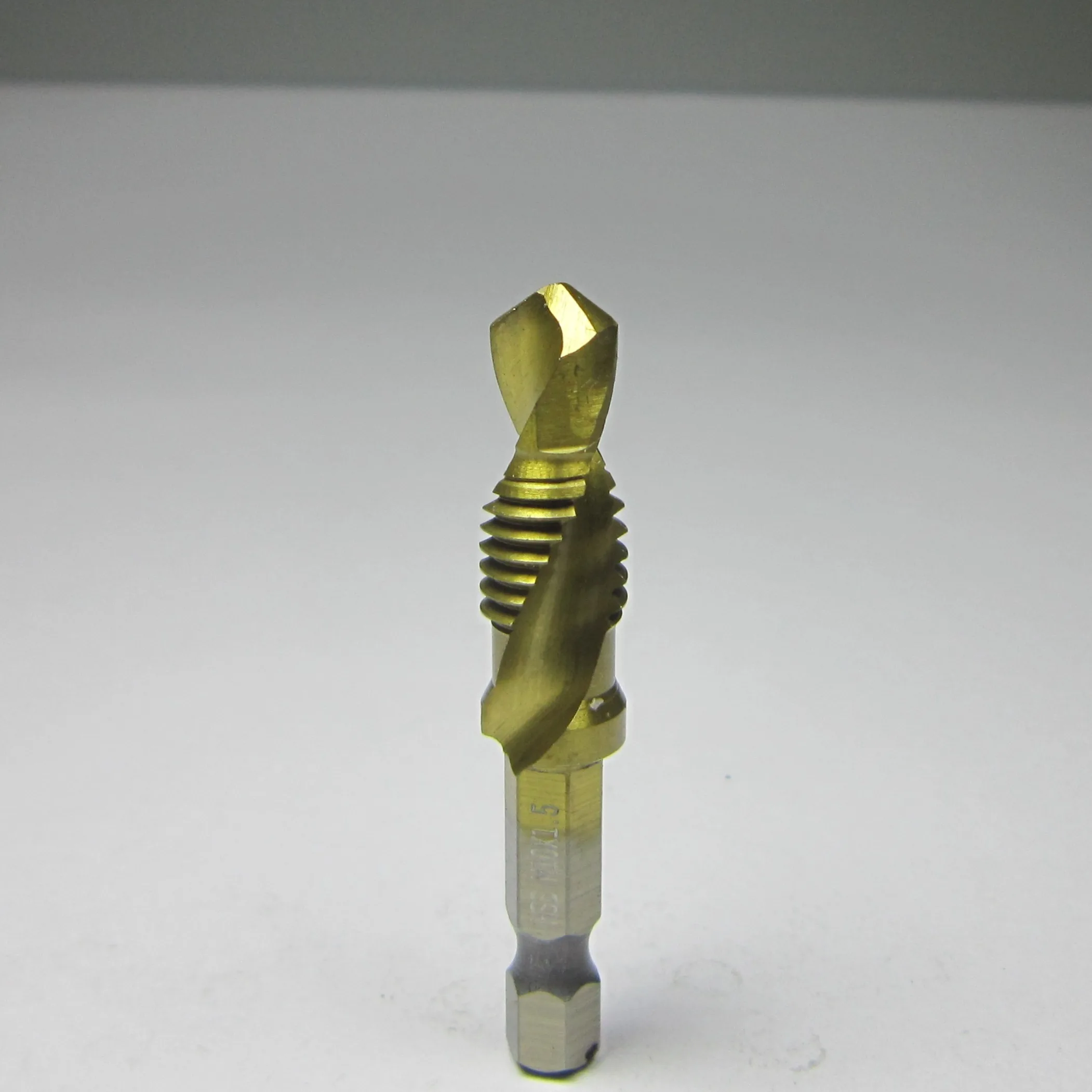 

Hex Shank M3 - M10 multi-function chamfering Screw Thread Taps Tapping Drill Bits Set with Auto Punch Tool for soft metal wood