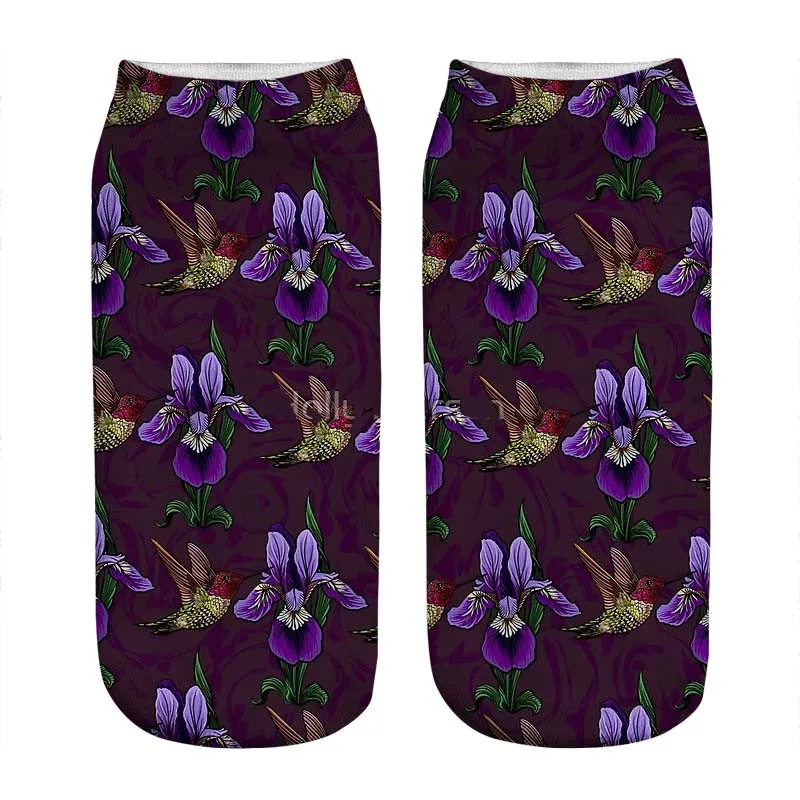 Женские носки 2021 милые с принтом желтого меда женские в стиле Харадзюку веселая