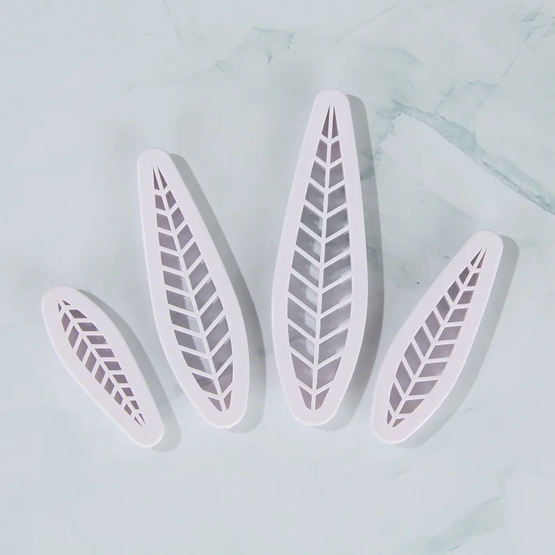 

Peach Leaf Cookie Cutter Plastic Biscuit Knife Baking Fruit Cake Kitchen Tools Mold Embossing Printing