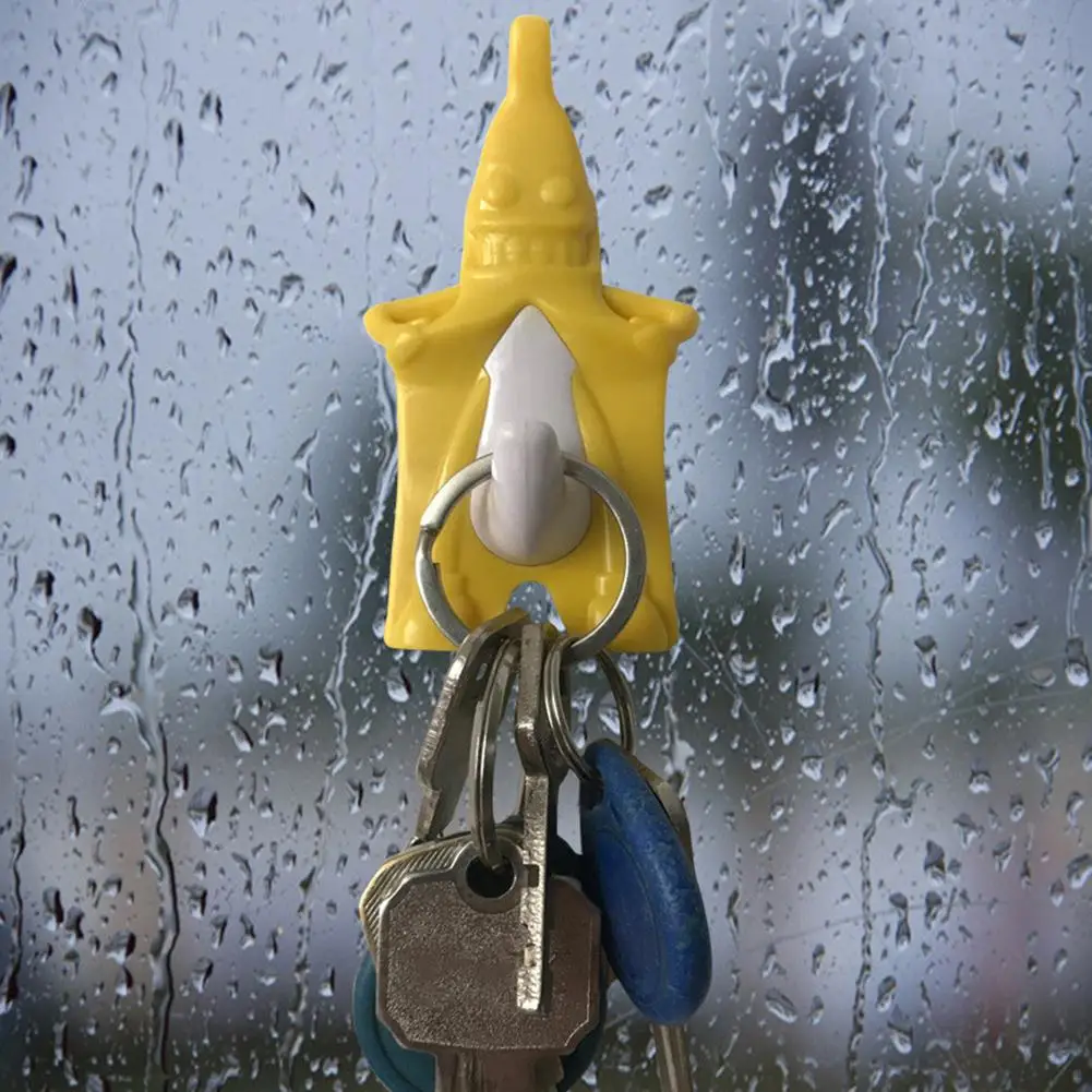 Забавный крючок для одежды типа банан мужчин креативный пластиковый в форме