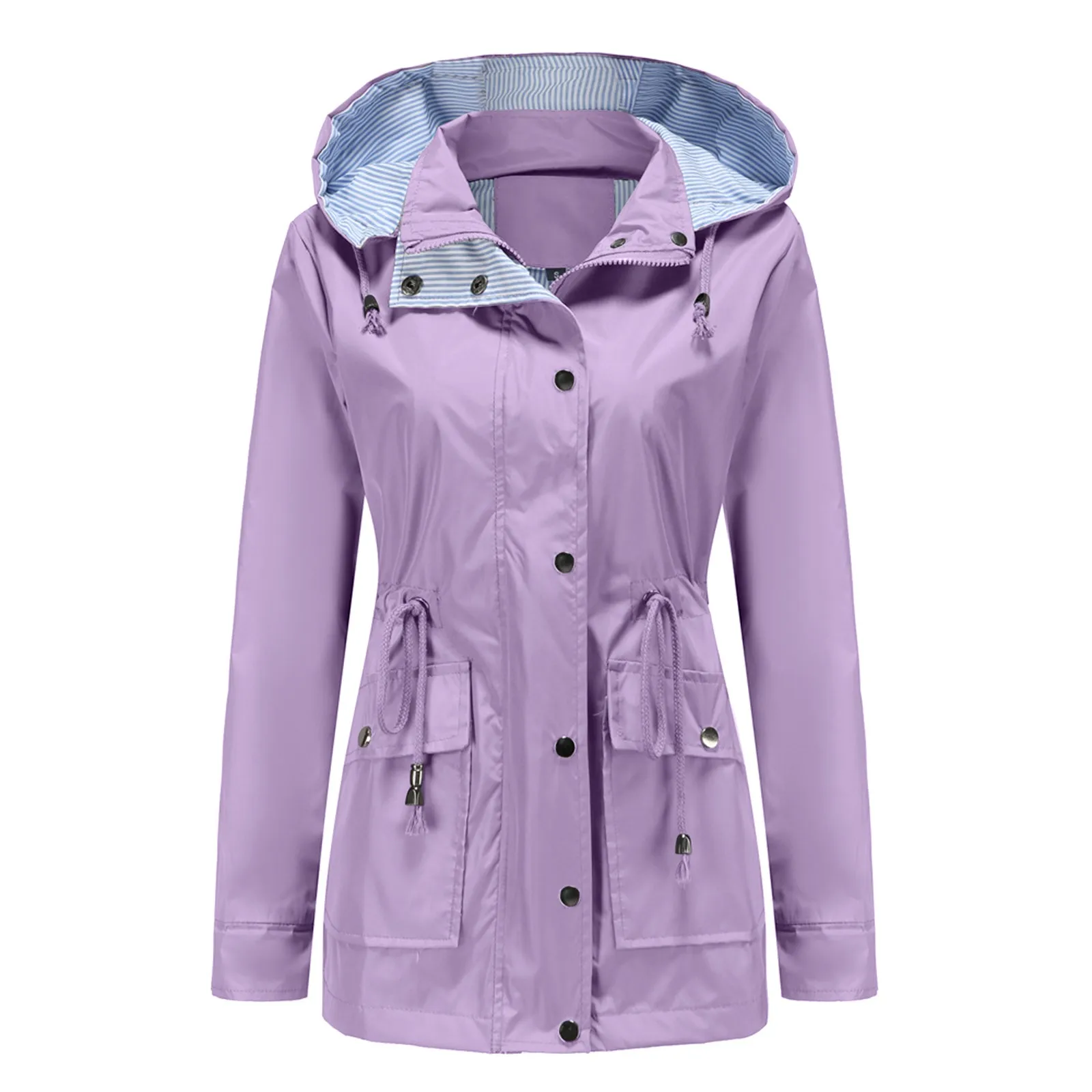 

Дождевик, ветровка, куртка, пальто, женская Повседневная модная зимняя Осенняя теплая парка со съемным капюшоном, красивая женская верхняя ...