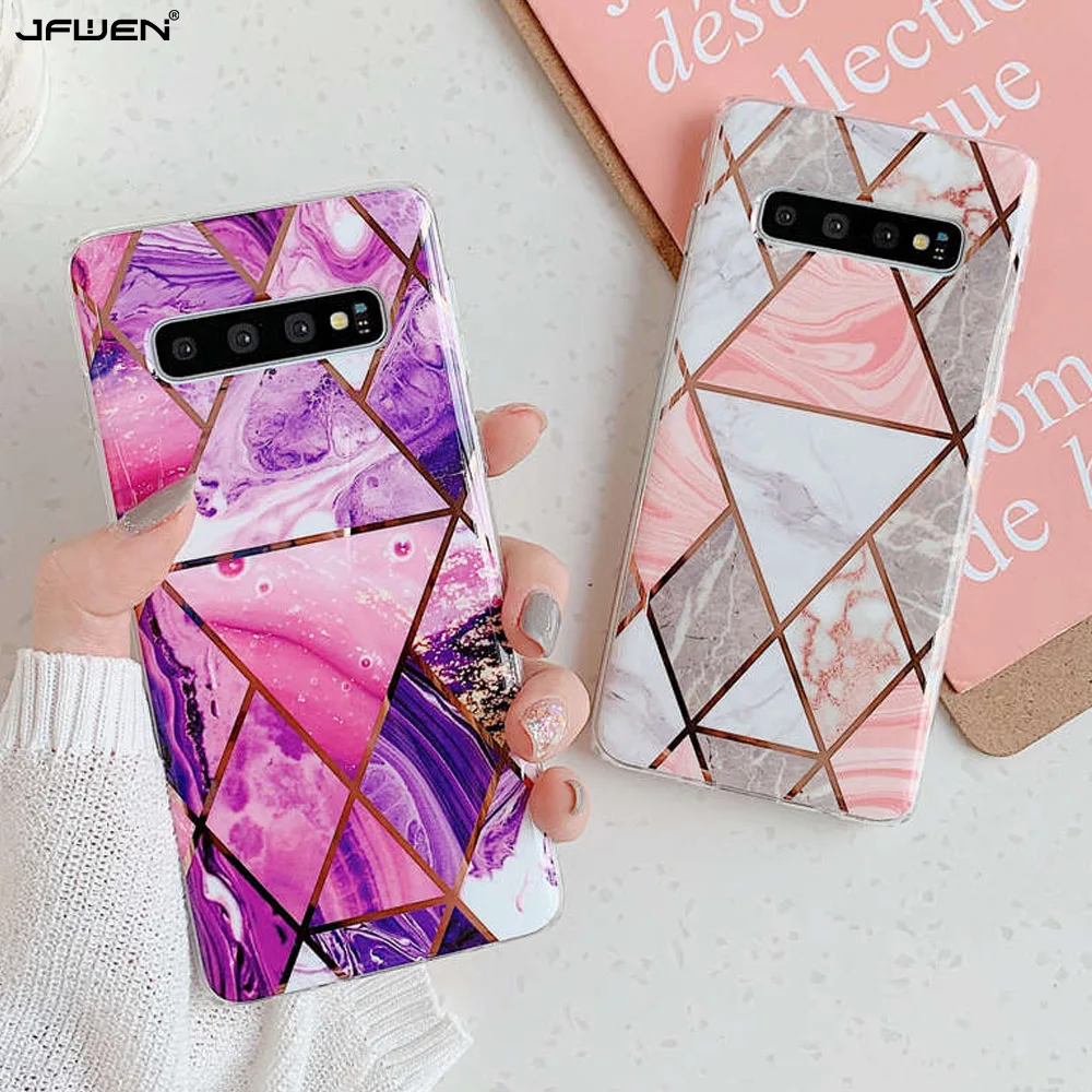 Чехол с мраморным покрытием для телефона Samsung Galaxy S21 S20 FE Note 10 20 Ultra S10 S9 S8 Plus S10E