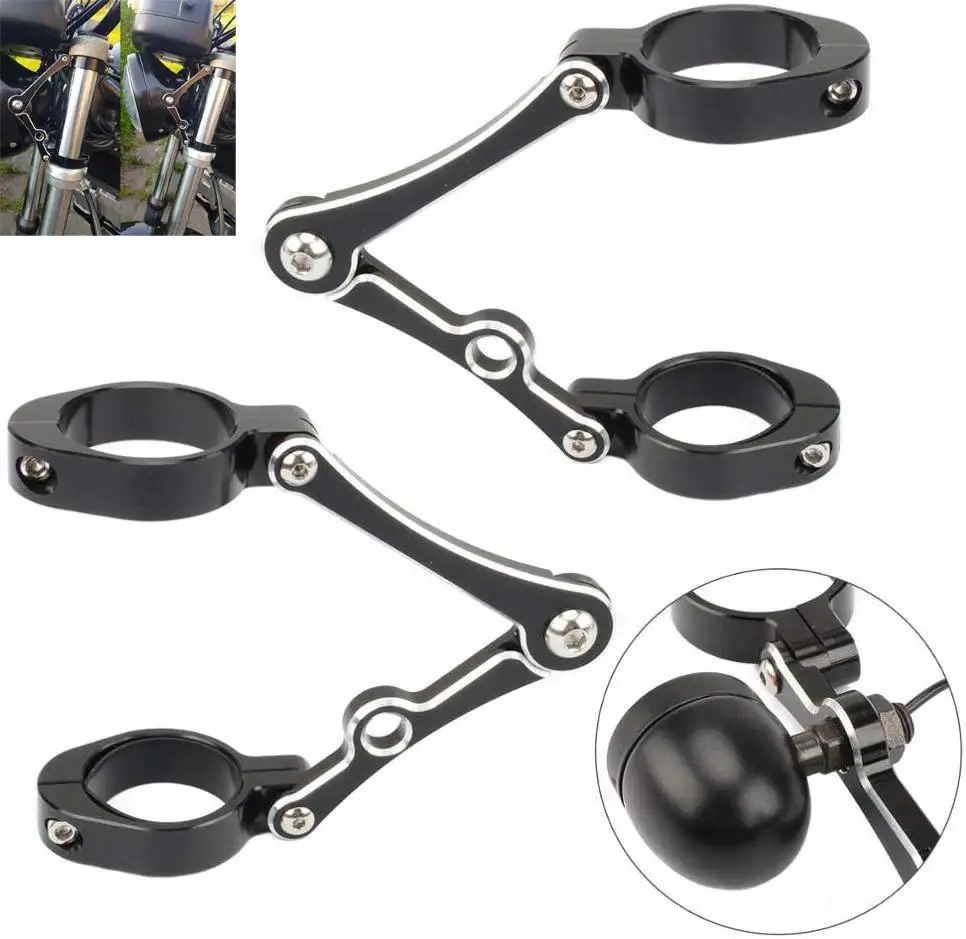 

Motorcycle Headlight Bracket 39/41mm Cnc Fork Tube Mount Clamp Spotlight Holder