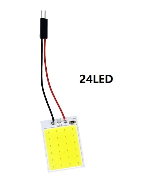 

Белый T10 W5w Cob 24SMD 36SMD 48SMD BA9S Автомобильная светодиодная лампа для номерного знака Автоматическая внутренняя лампа для чтения Багажник Festoon Light 12V