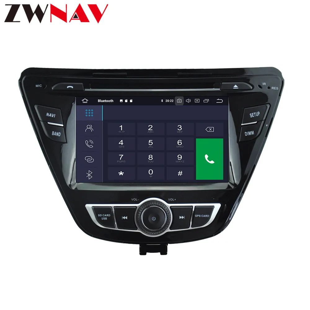 Автомобильный dvd-плеер DSP Android 9 0 для Hyundai Elantra 2014 + Avante(MD) 6 автомобильный