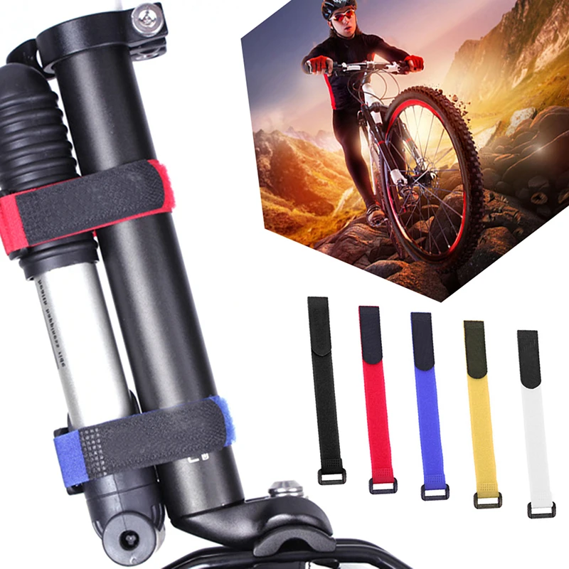 10pcs/lot Bicycle Handlebar Strap Road Bike Fixed Tape Tie Rope Cycling Riding Pump Bottle Fastening Bands | Спорт и развлечения