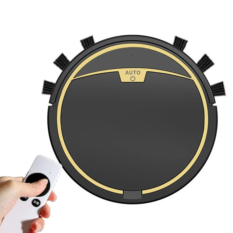 

2800Pa Robot Vacuum Cleaner with Water Tank Timing Smart Vacuum Cleaner with Remote Control Sweep and Mop Dry Wet Carpet Cleaner