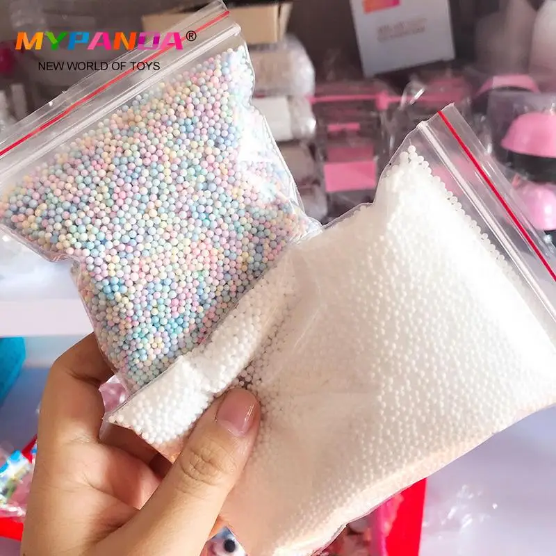 

One Pack Snow Mud Particles Accessories Slime Balls Small Foam Beads For Foam Filler For DIY Craft Supplies