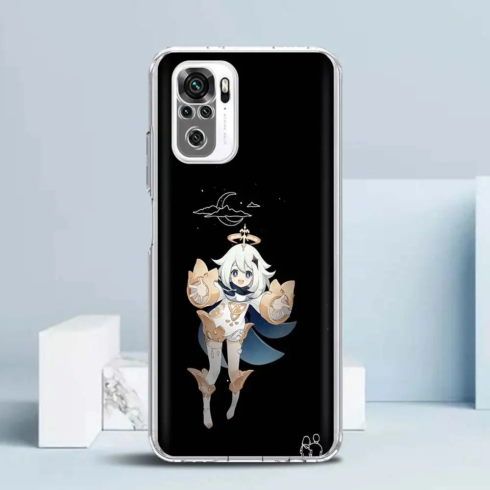hot game genshin impact phone case funda for xiaomi redmi note 10 pro 9s 10s 9 8 pro 8t 8a 9a 9c 7 7a 6 6a k40 soft cover coque free global shipping