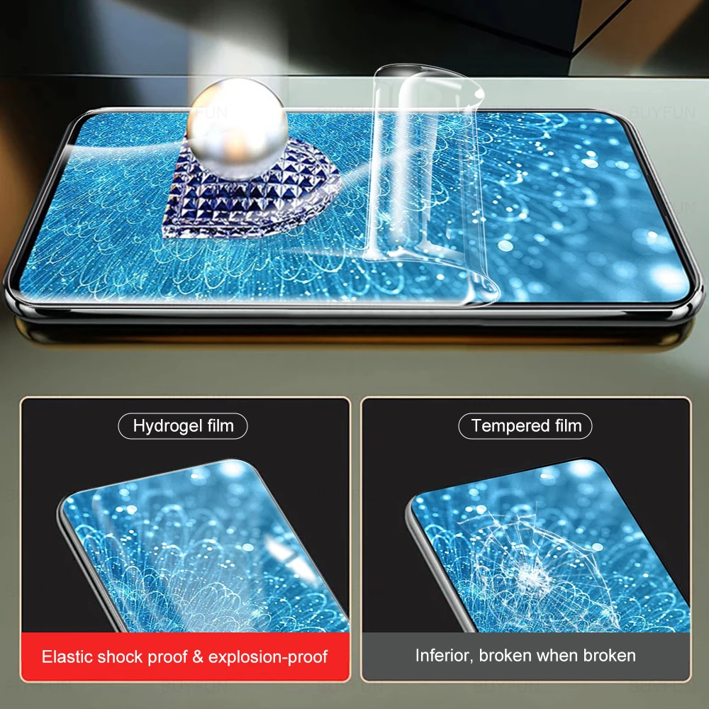 3в1 Гидрогелевая пленка для задней панели экрана Samsung Galaxy A80 A91 A8 Plus 2018 Защитная