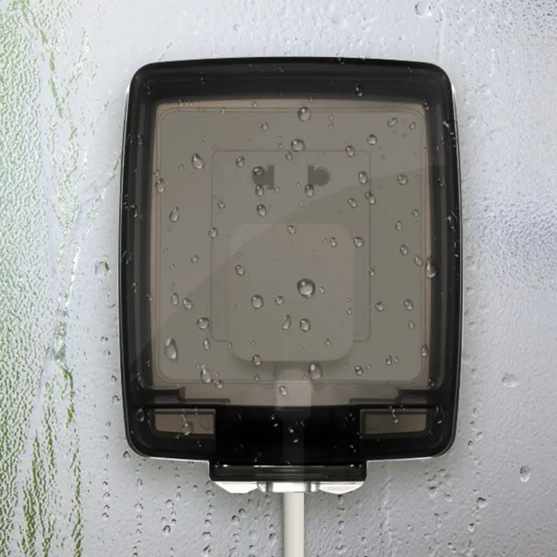 

Universal 86 Type Wall Socket Waterproof Box Plate Panel Switch Protection Cover Dustproof Splashproof