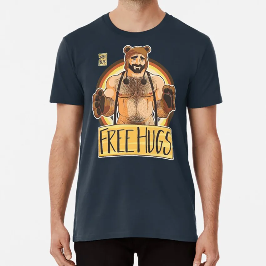 Футболка beruang bobobear bobobearart bobo bear медвежонок week eekend otter мужские гей медведь|Мужские