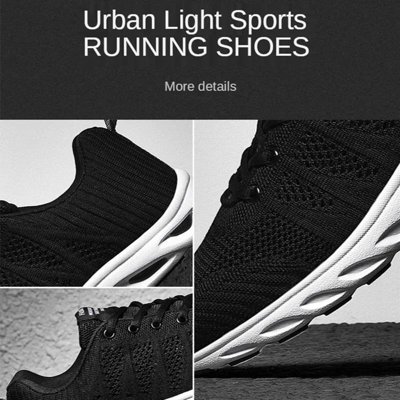 

2021 Men Marathon Running Shoes for Super Lightweight Walking Jogging Sport Sneakers Breathable Athletic Running Trainers 39-44