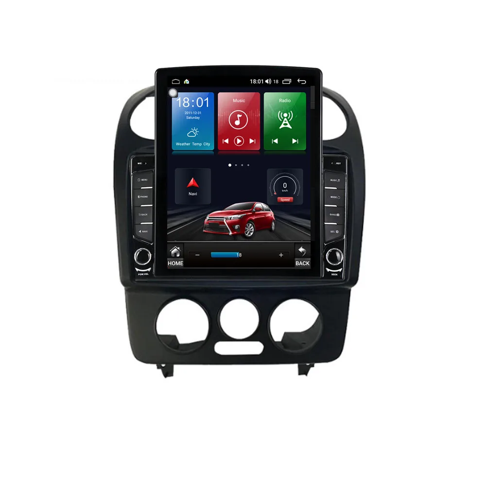 9 7 &quotAndroid 10 1 для VW Volkswagen Beetle 2005 2013 Tesla тип автомобиля радио мультимедиа видео плеер
