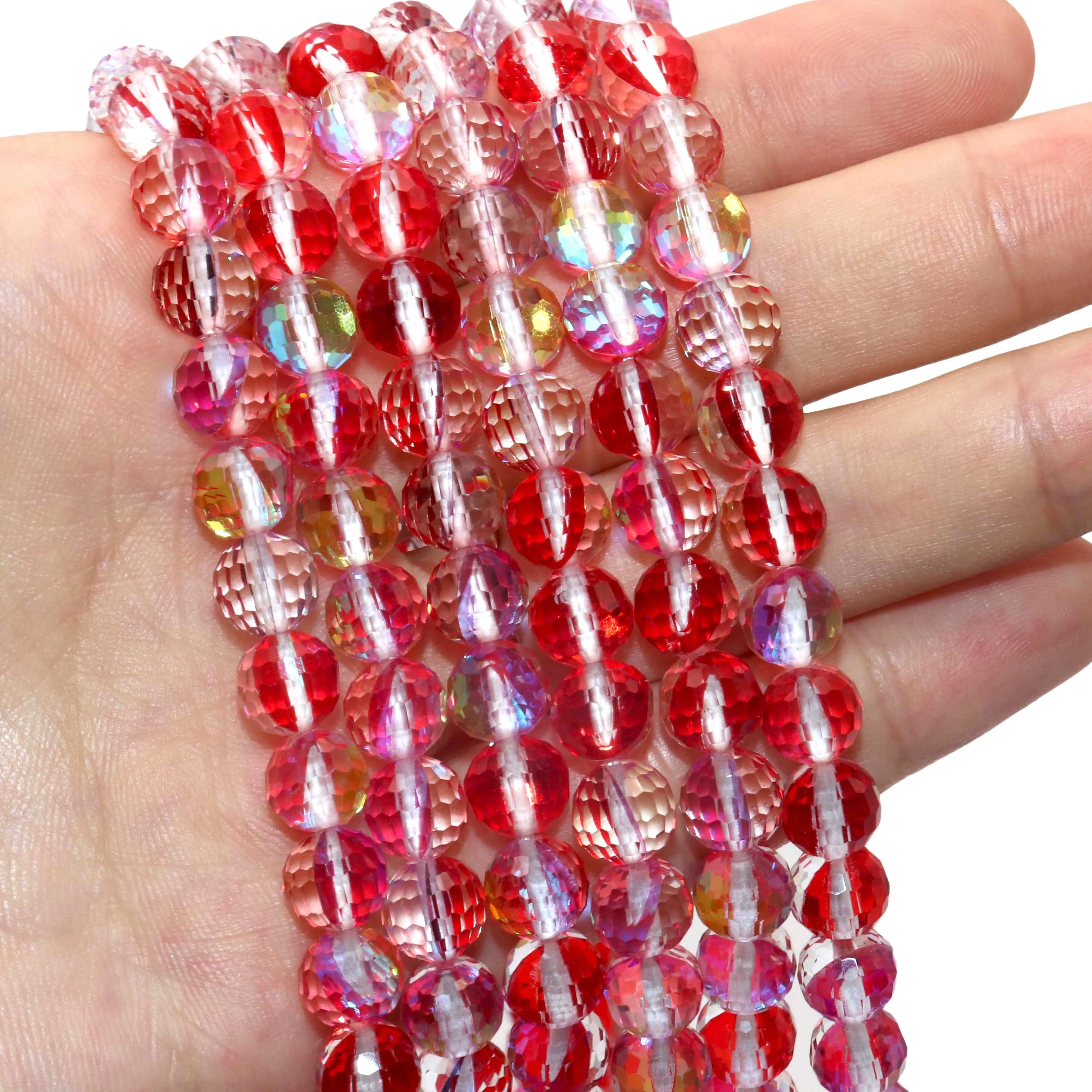 Ограненный Природный камень Австрийские хрустальные бусины 6 8 10 мм круглые