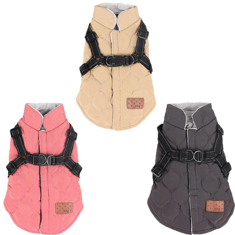 Теплая одежда для собак зимняя маленьких Йорков терьеров Мопсов щенков кошек