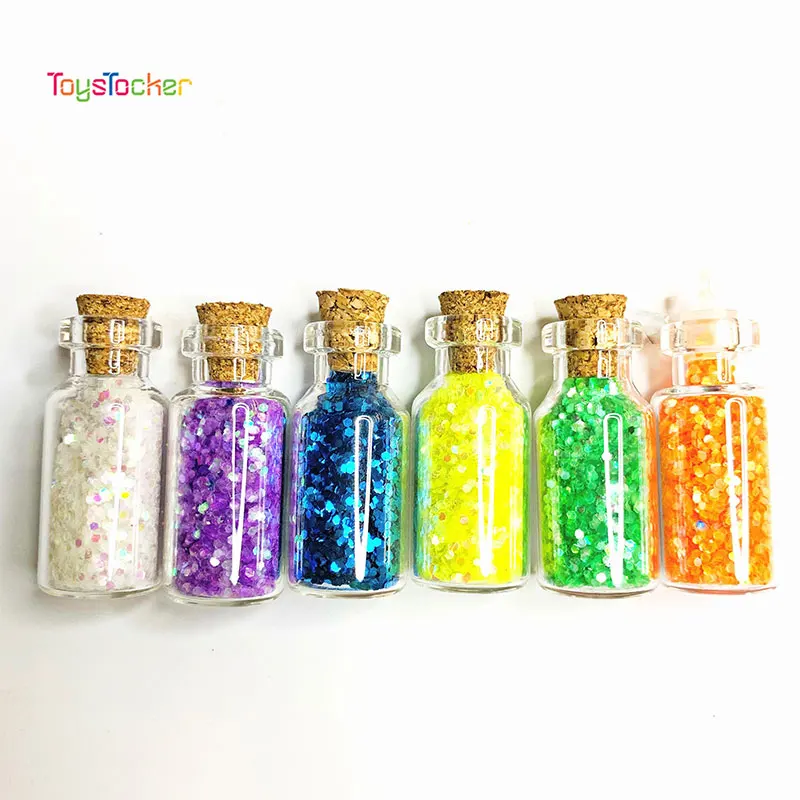 1 коробка блестящая глина для моделирования Новые клейкие аксессуары Paillette No Borax