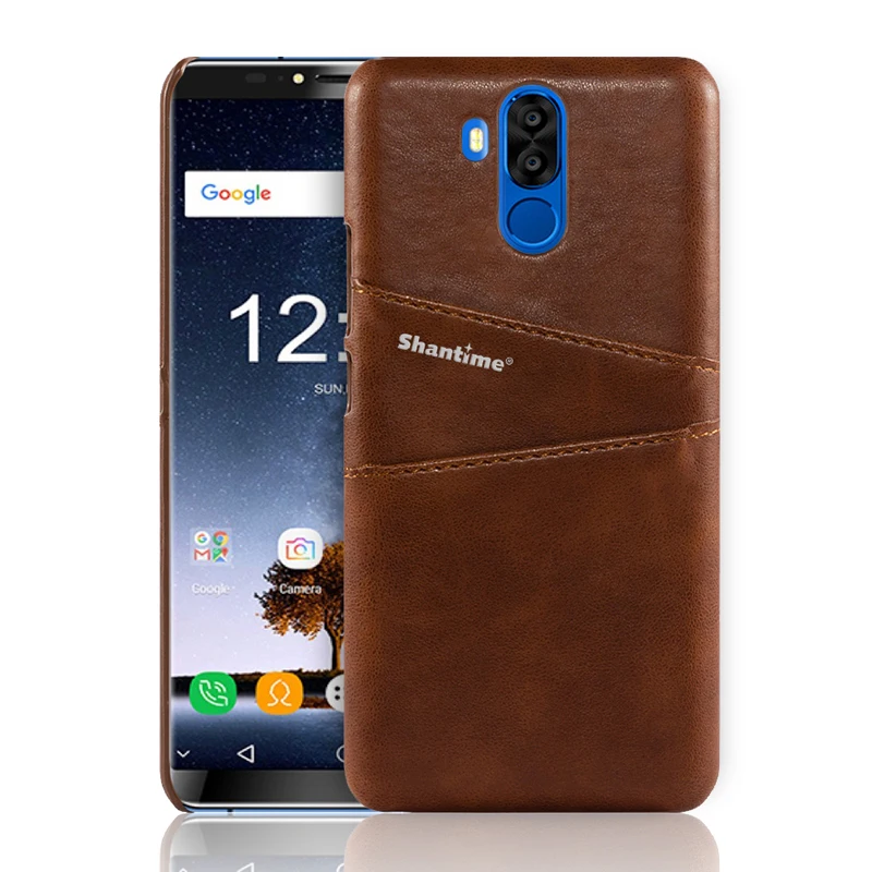 Роскошный Винтажный чехол из искусственной кожи чехол для Oukitel K6 чехол Чехол для бизнес телефона чехол для Oukitel K6 кошелек с отделениями для карт чехол - Цвет: BROWN