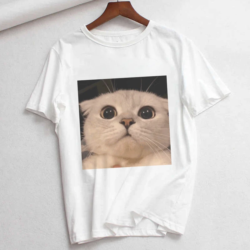 

Ulzzang-Women's short-sleeved T-shirt, Korean version, printed, I am always tired, but never like you, cute, loose, fun, summer