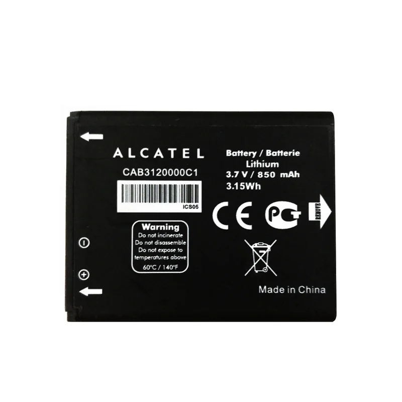 Сменный аккумулятор CAB3120000C1/CAB23A0000C1 для Alcatel One Touch OT710 OT880 OT880|Аккумуляторы