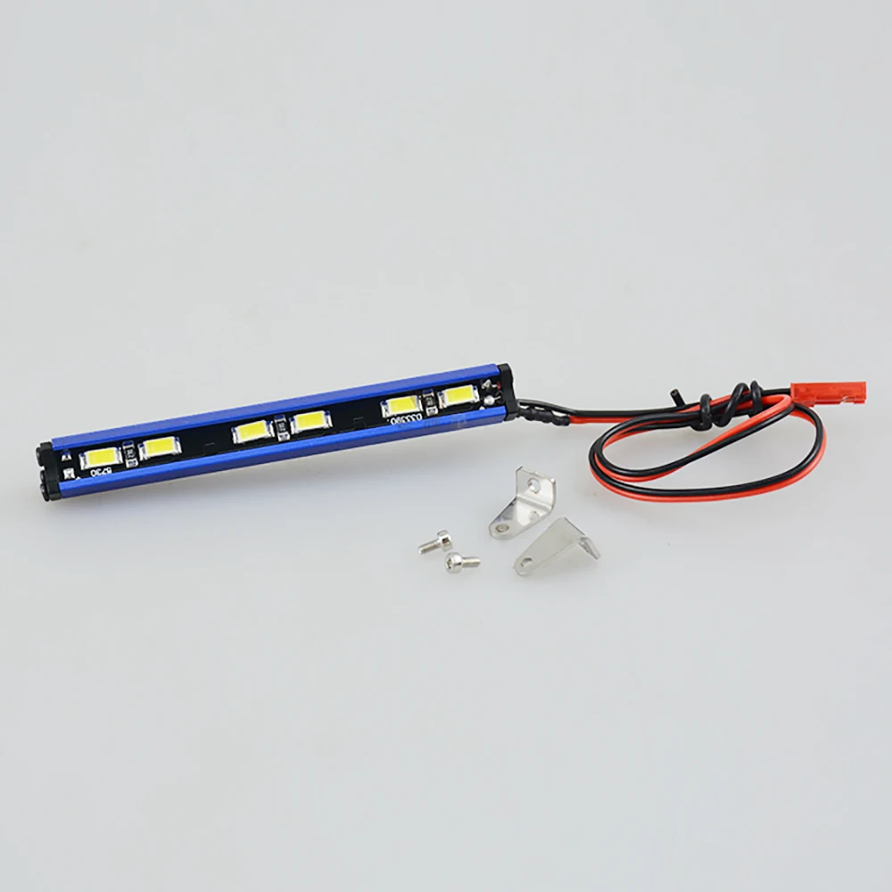 RC Car Parts Simulation 1/10 Crawler Model Cars Upgrade Light Modified OP Accessories Metal LED 12V Top Row Lights Lamp | Игрушки и