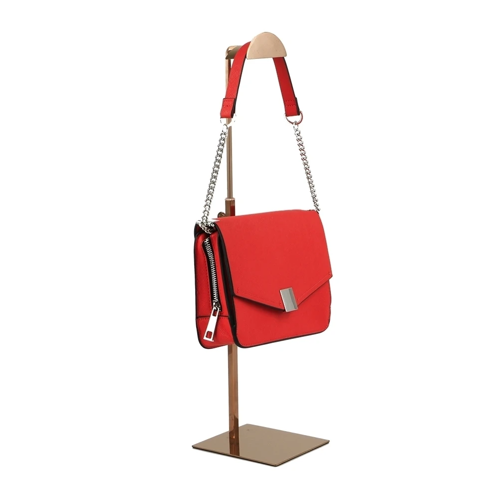 

Metal Multi-color Adjustable Stainless Steel Handbag Display Stand Rose Gold Silvery Bag Display Rack Hat Wig Bag Holder Hook