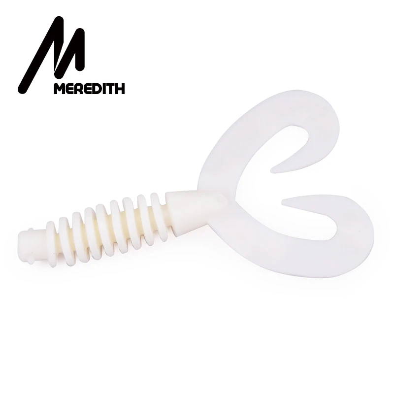 MEREDITH 9 см 8 шт 5,8 г рыболовные приманки Stinger Shad мягкие приманки мягкая пластиковая наживка Хищник щука - Цвет: F