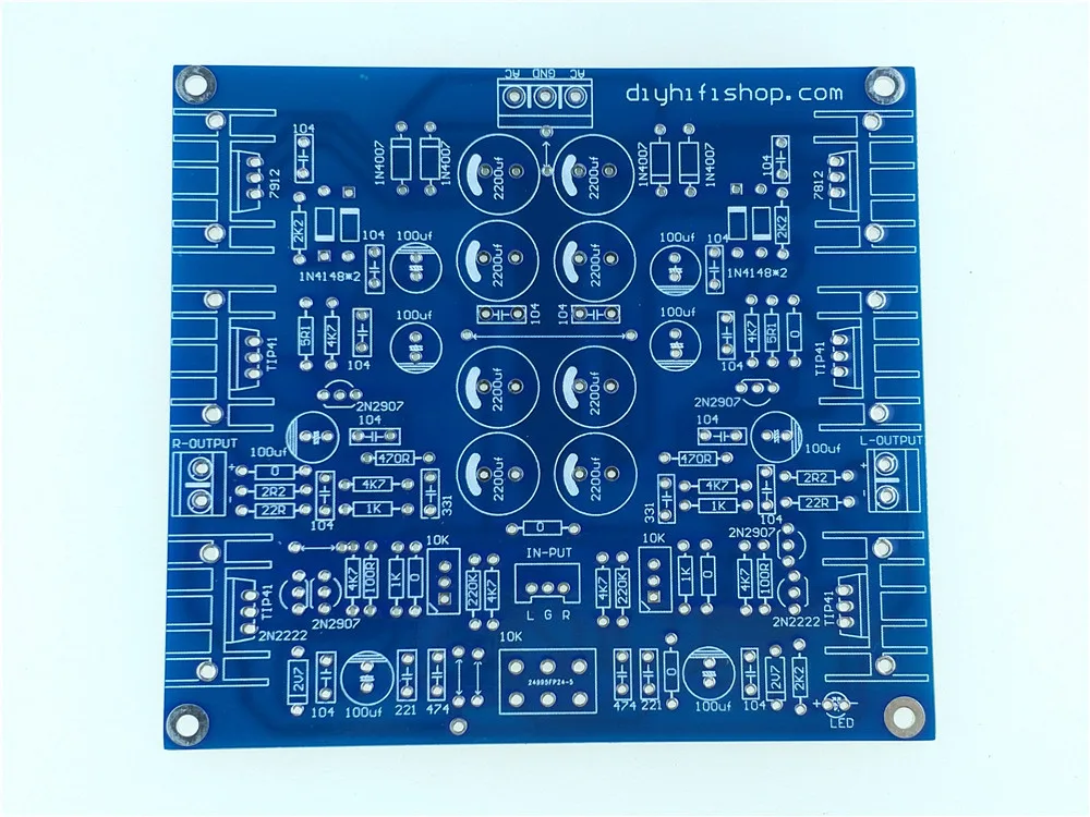 HLJ DIY PCB Ver JHL Класс A усилитель для наушников Предварительный предусилитель аудио