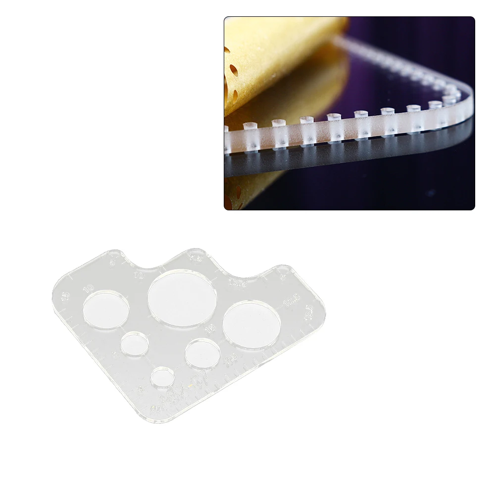 Правила округлый угол линейка полный размер шаблон DIY инструмент для ручной